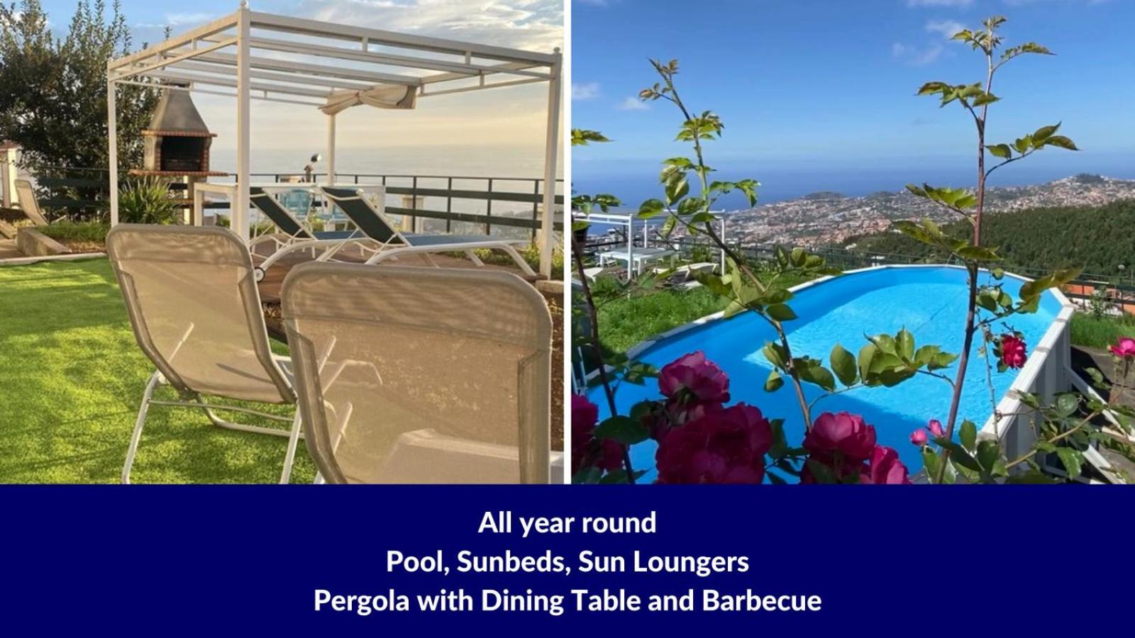 Studio Geek Villa - Open Space - 5M From 5 Top Attractions - Pool All Year Round, Dining Pergola, Barbecue - Funchal Matrix Holiday Home Екстериор снимка